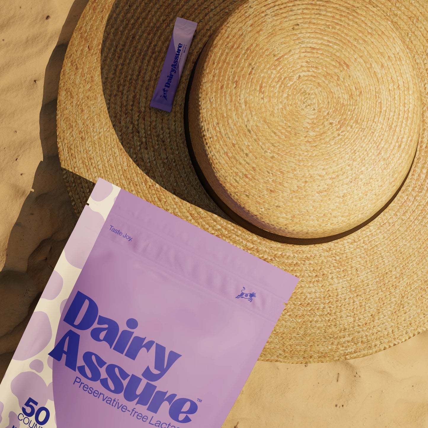 DairyAssure Lactase Powder Sticks (50 Pack)