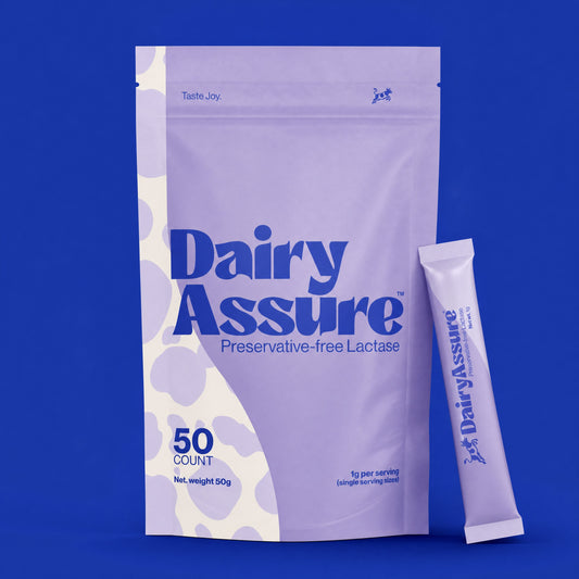 DairyAssure Lactase Powder Sticks (50 Pack)